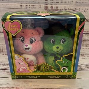 Care Bears Wicked Pink and Green Plush Set